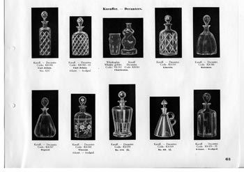 Kosta 1933 Swedish Glass Catalogue, Page 63