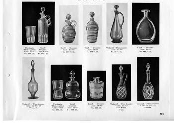 Kosta 1933 Swedish Glass Catalogue, Page 64