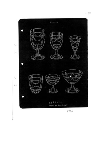 Kosta 1944 Swedish Glass Catalogue, Page 5