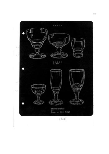 Kosta 1944 Swedish Glass Catalogue, Page 13