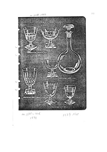 Kosta 1944 Swedish Glass Catalogue, Page 17