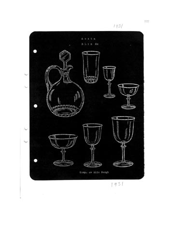 Kosta 1944 Swedish Glass Catalogue, Page 22