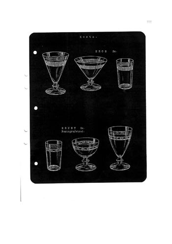 Kosta 1944 Swedish Glass Catalogue, Page 25