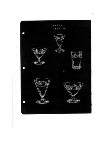 Kosta 1944 Swedish Glass Catalogue, Page 28