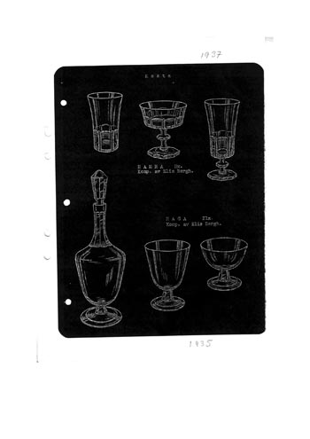 Kosta 1944 Swedish Glass Catalogue, Page 35