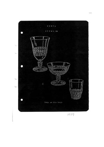 Kosta 1944 Swedish Glass Catalogue, Page 75