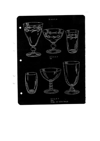 Kosta 1944 Swedish Glass Catalogue, Page 93