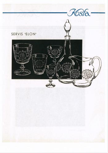 Kosta 1956 Swedish Glass Catalogue, Page 17