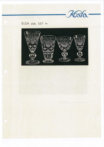 Kosta 1956 Swedish Glass Catalogue, Page 18