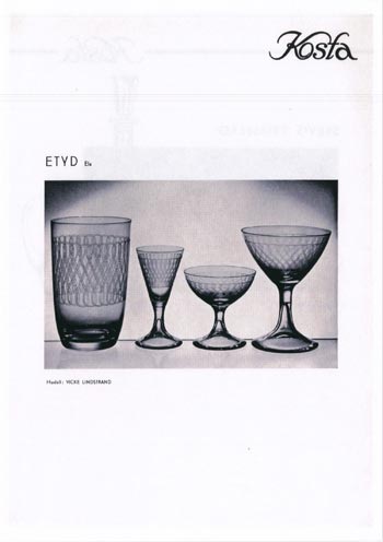 Kosta 1956 Swedish Glass Catalogue, Page 21