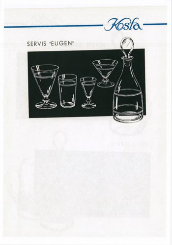 Kosta 1956 Swedish Glass Catalogue, Page 22