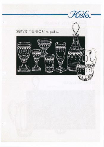 Kosta 1956 Swedish Glass Catalogue, Page 30