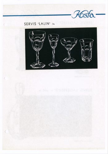 Kosta 1956 Swedish Glass Catalogue, Page 39