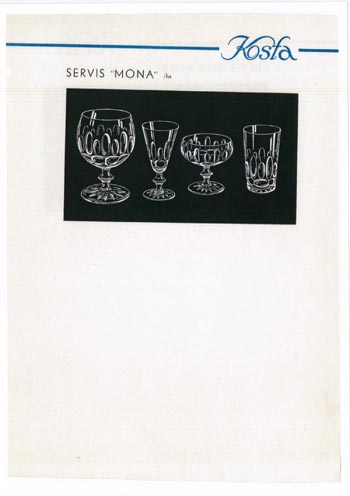 Kosta 1956 Swedish Glass Catalogue, Page 42