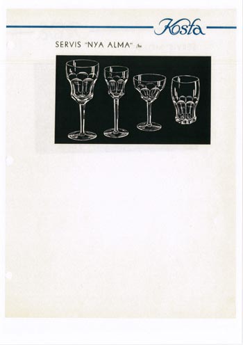 Kosta 1956 Swedish Glass Catalogue, Page 43