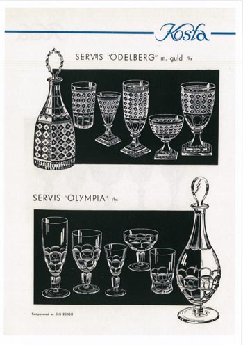 Kosta 1956 Swedish Glass Catalogue, Page 44