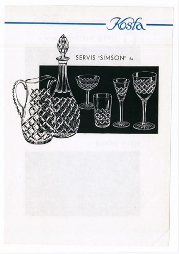 Kosta 1956 Swedish Glass Catalogue, Page 51