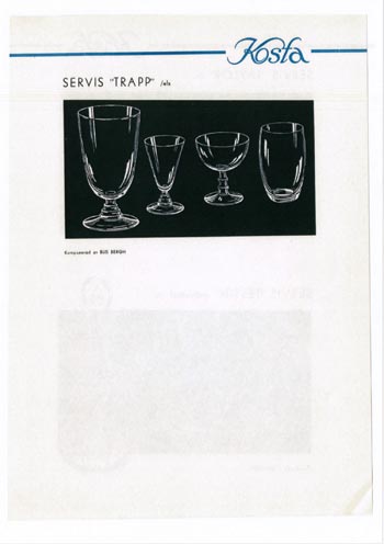 Kosta 1956 Swedish Glass Catalogue, Page 57