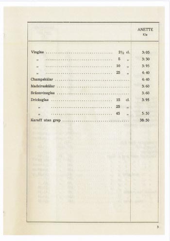 Kosta 1956 Swedish Glass Catalogue, Page 64