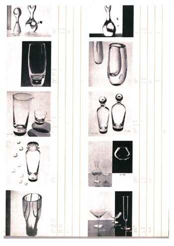 Kosta 1960 Swedish Glass Catalogue, Page 5