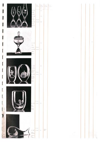 Kosta 1960 Swedish Glass Catalogue, Page 23