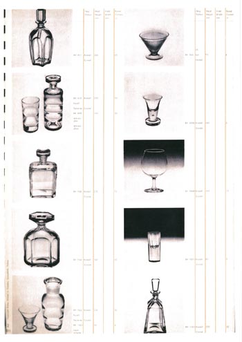 Kosta 1960 Swedish Glass Catalogue, Page 30