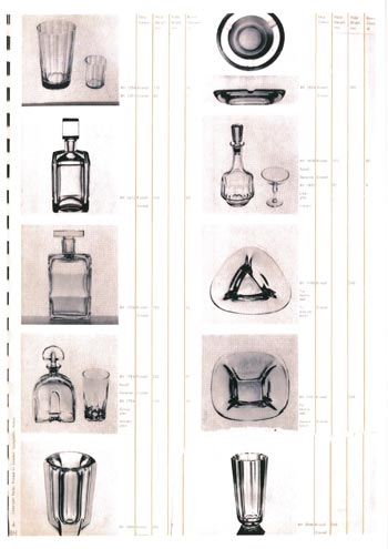 Kosta 1960 Swedish Glass Catalogue, Page 32