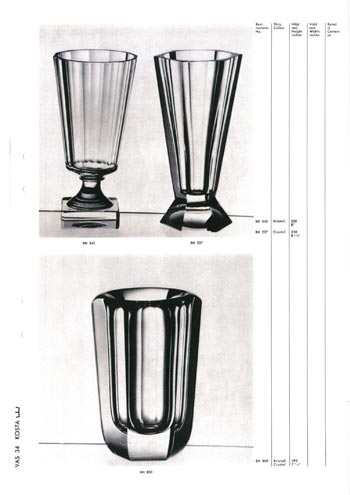 Kosta 1966 Swedish Glass Catalogue, Page 34