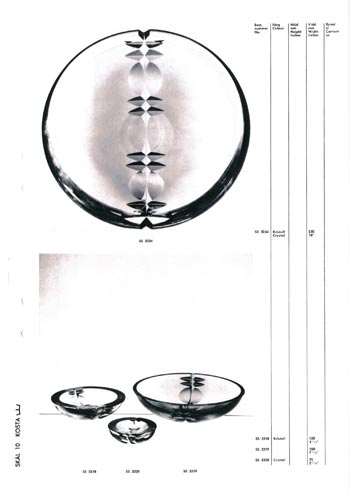 Kosta 1966 Swedish Glass Catalogue, Page 59
