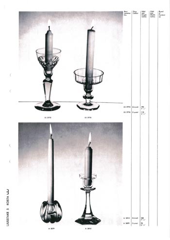 Kosta 1966 Swedish Glass Catalogue, Page 89