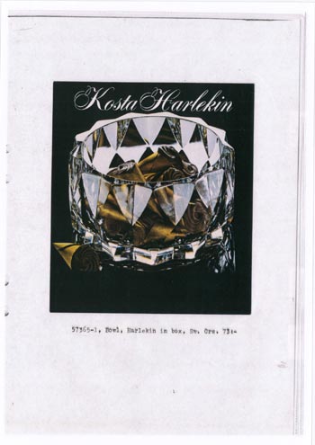 Kosta 1974 Swedish Glass Catalogue, Page 32