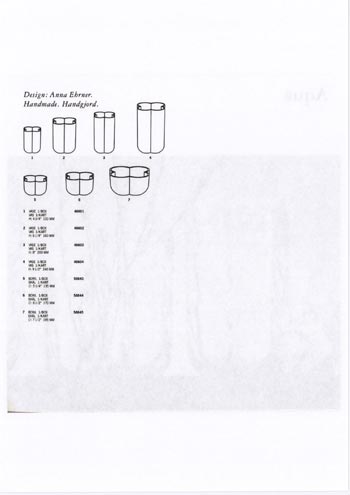 Kosta Boda 1989 Swedish Glass Catalogue - The Box of Glass, Page 11