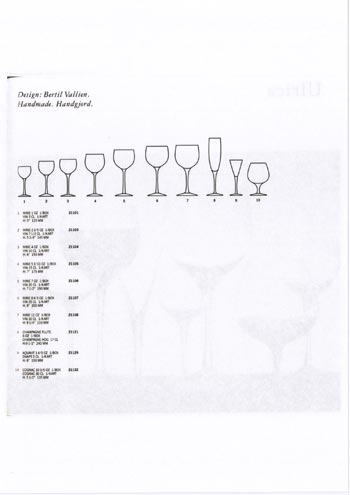 Kosta Boda 1989 Swedish Glass Catalogue - The Box of Glass, Page 167