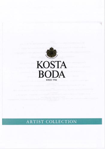 Kosta Boda 1989 Swedish Glass Catalogue - The Box of Glass, Page 183