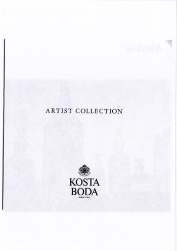 Kosta Boda 1989 Swedish Glass Catalogue - The Box of Glass, Page 184