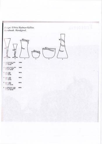 Kosta Boda 1989 Swedish Glass Catalogue - The Box of Glass, Page 200