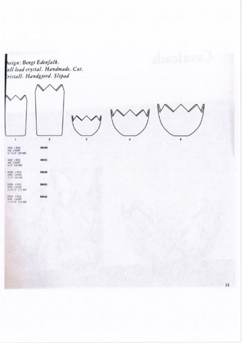 Kosta Boda 1989 Swedish Glass Catalogue - The Box of Glass, Page 241