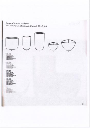 Kosta Boda 1989 Swedish Glass Catalogue - The Box of Glass, Page 297
