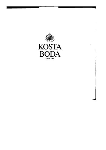 Kosta Boda 1992 Swedish Glass Catalogue - 250th Anniversary, Page 4