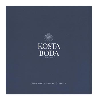 Kosta Boda 1996 Swedish Glass Catalogue, Back Cover