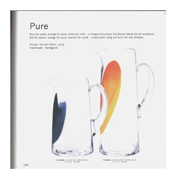 Kosta Boda 2005 Swedish Glass Catalogue - Glass With Personality, Page 144