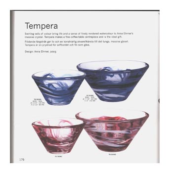 Kosta Boda 2005 Swedish Glass Catalogue - Glass With Personality, Page 176
