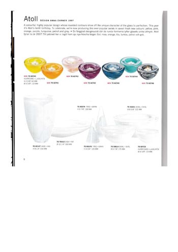Kosta Boda Autumn 2007 Swedish Glass Catalogue - Glass With Personality, Page 8
