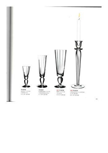 Kosta Boda Autumn 2007 Swedish Glass Catalogue - Glass With Personality, Page 49