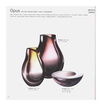 Kosta Boda 2007 Swedish Glass Catalogue - Glass With Personality, Page 110