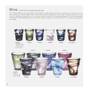 Kosta Boda 2007 Swedish Glass Catalogue - Glass With Personality, Page 96