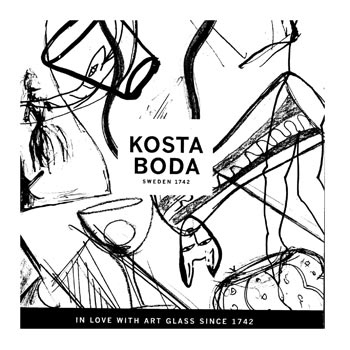 Kosta Boda 2008 Swedish Glass Catalogue, Front Cover