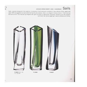 Kosta Boda 2008 Swedish Glass Catalogue, Page 139