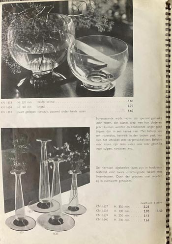 Leerdam Glass 1936 Catalogue, Page 30