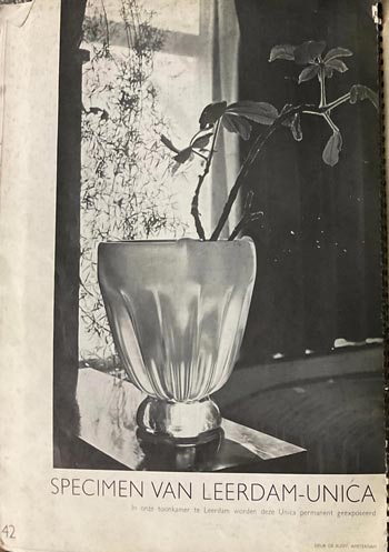 Leerdam Glass 1936 Catalogue, Page 42